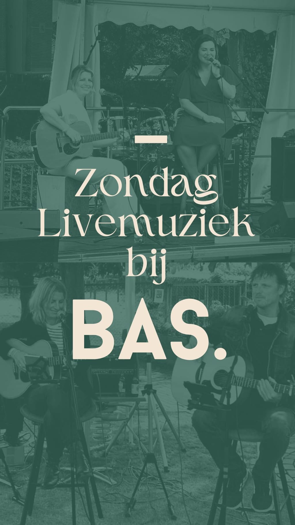 Livemuziek bij BAS.
